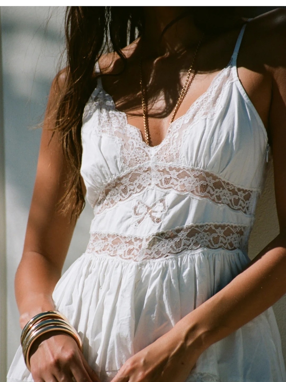 LoveShackFancy White Zima Dress - Picture 3 of 10